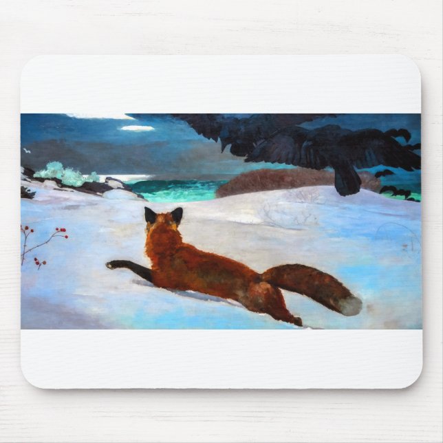 Tapis De Souris Winslow Homer Fox Hunt (Devant)
