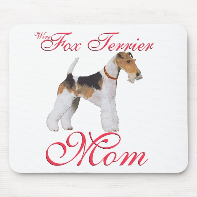 Tapis De Souris Wire Fox Terrier Mother's Day (Devant)