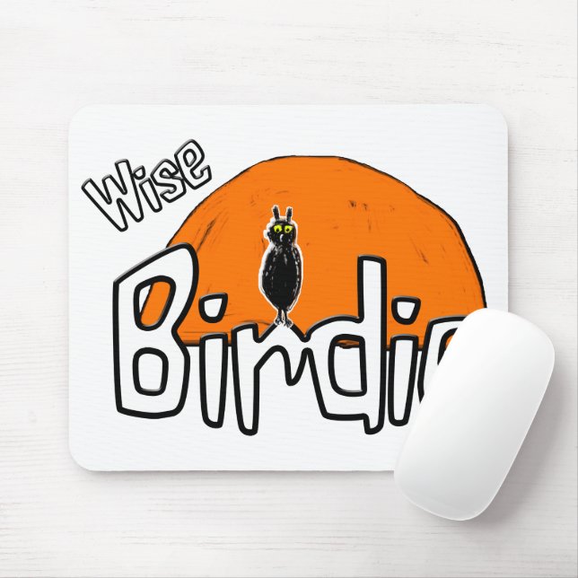 Tapis de souris Wise birdie (Avec souris)