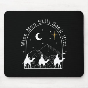 Tapis De Souris Wise Men Still Seek Him Christian Christmas Jésus