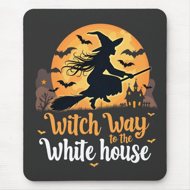 Tapis De Souris Witch Way à la Maison Blanche (Devant)