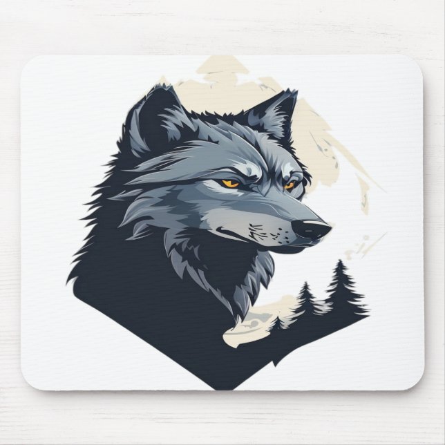 Tapis De Souris Wolf 05 (Devant)