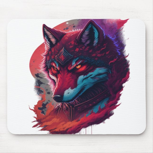 Tapis De Souris Wolf 15 (Devant)