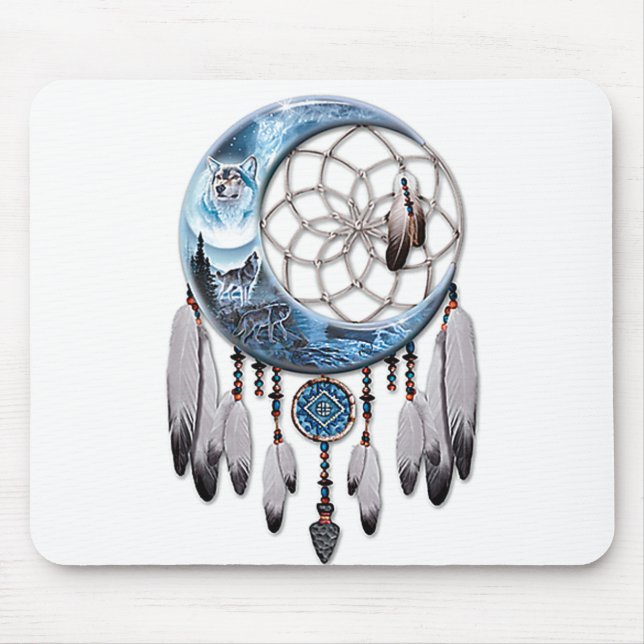 Tapis De Souris Wolf Dreamcatcher (Devant)