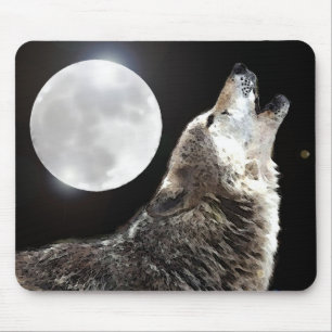 Tapis De Souris Wolf & Moon