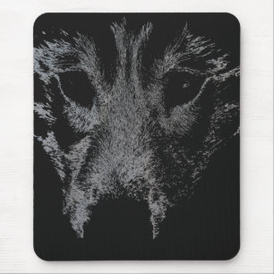 Tapis De Souris Wolf Pup Mousepad Cadeaux Malamute Wolf Dogs