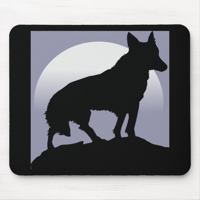 TAPIS DE SOURIS WOLF SILHOUETTE (Devant)