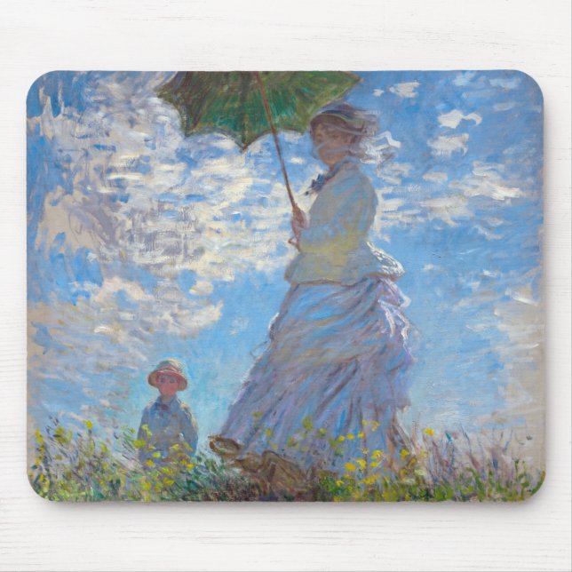 Tapis De Souris Woman with a Parasol, Monet (Devant)
