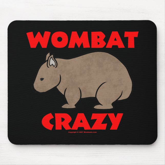 Tapis De Souris Wombat fou (Devant)