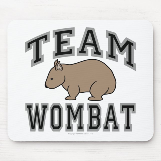 Tapis De Souris Wombat V d'équipe (Devant)
