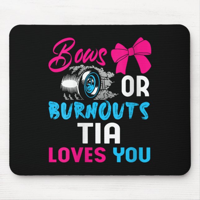Tapis De Souris Womens Bows Or Burnouts Tia Can't Wait To Know 202 (Devant)