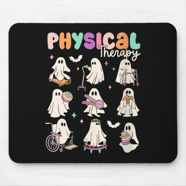 Tapis De Souris Womens Cute Ghost Physical Therapy Pt Physical The (Devant)