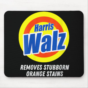 Tapis De Souris Womens Harris Waltz Enlève Les Peintures Orange St