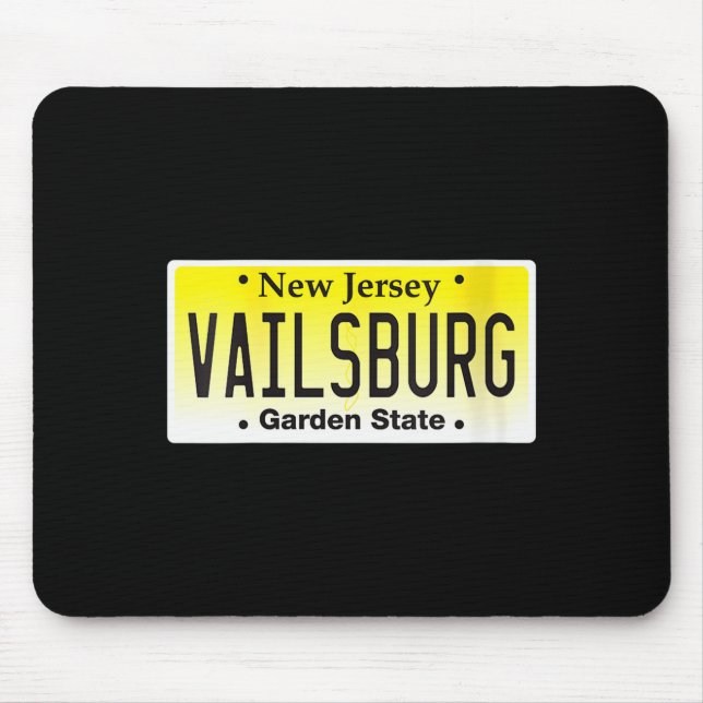 Tapis De Souris Womens Vailsburg Newark Nj City New Jersey License (Devant)