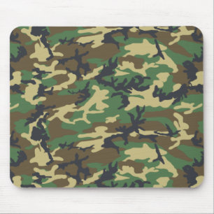 Tapis De Souris Woodlands Camouflage Outdoorsman Cadeau