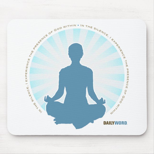 Tapis De Souris WORD® QUOTIDIEN "paix intérieure" Mousepad (Devant)