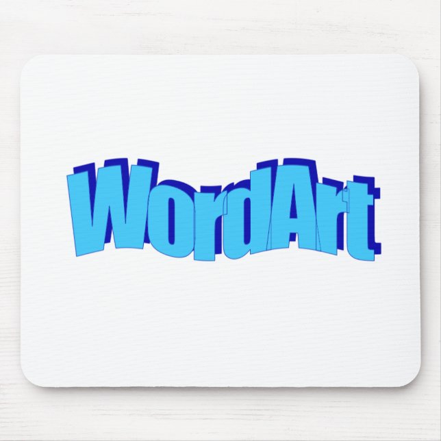 Tapis De Souris WordArt Mousepad (Devant)