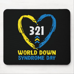 Tapis De Souris World Down Syndrome Day Flèches 321 Sensibilisatio