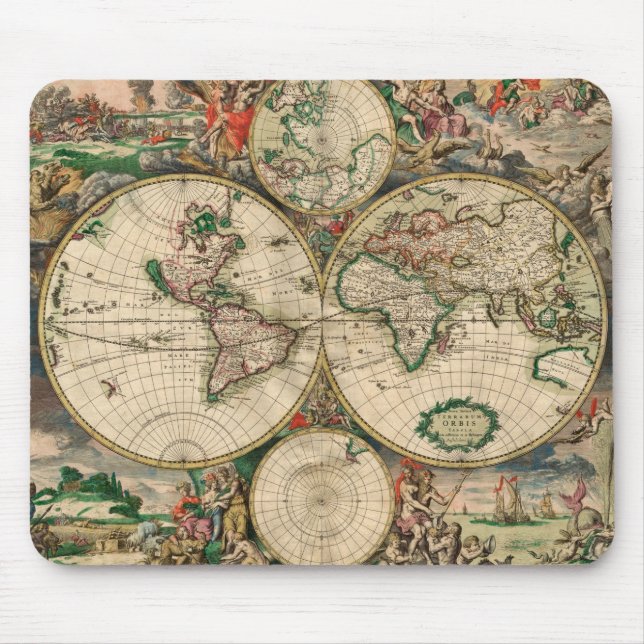 Tapis De Souris World Map (Devant)