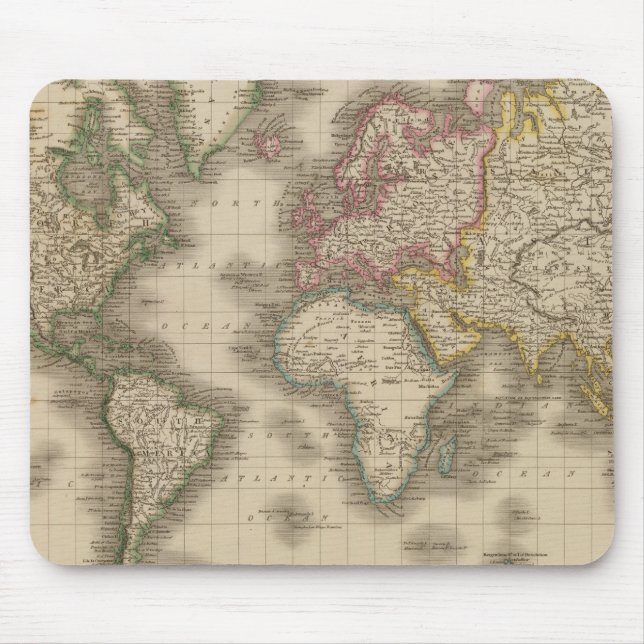 Tapis De Souris World, Mercator's Projection 2 (Devant)