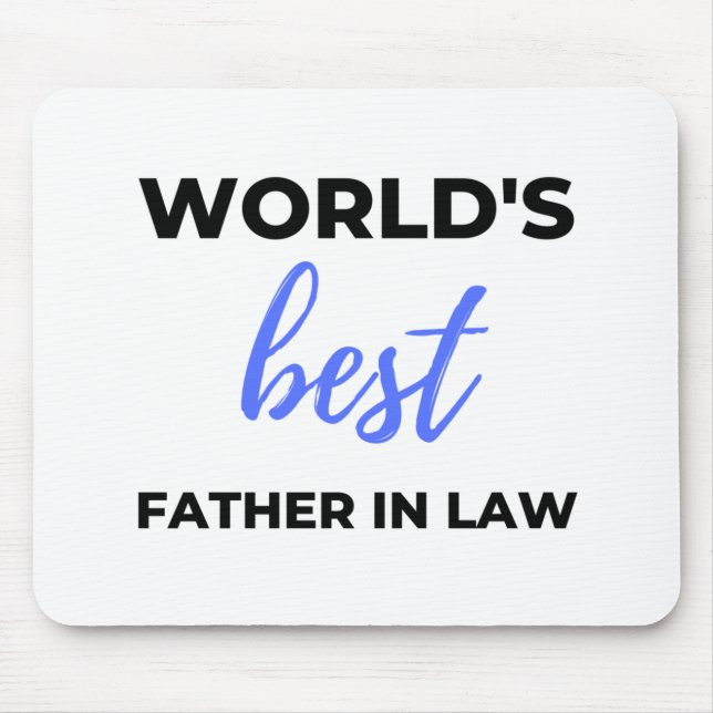 Tapis De Souris World's Best Father (Devant)