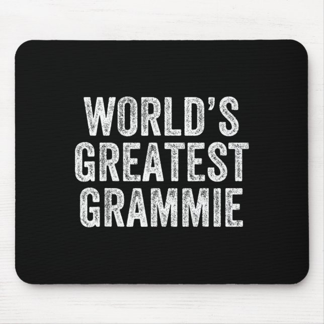 Tapis De Souris World's Greatest Grammie Funny Grandma Joke Mother (Devant)
