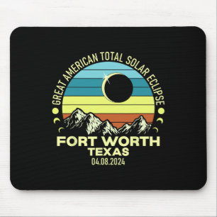 Tapis De Souris Worth Texas Total Solar Eclipse 2024