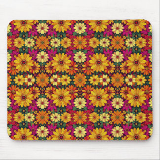 Tapis De Souris Wow ! Motif floral coloré et lumineux.