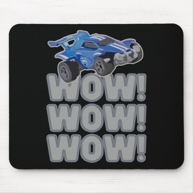 Tapis De Souris Wow ! Wow ! Wow ! Jeu de football fusée  (Devant)
