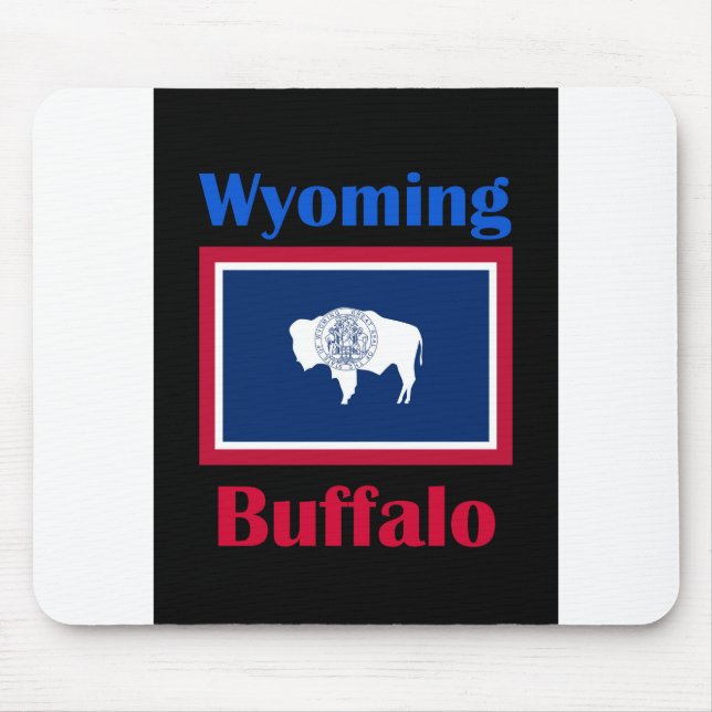 Tapis De Souris Wyoming Buffalo (Devant)