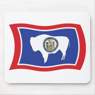 Tapis De Souris Wyoming Flag Mousepad