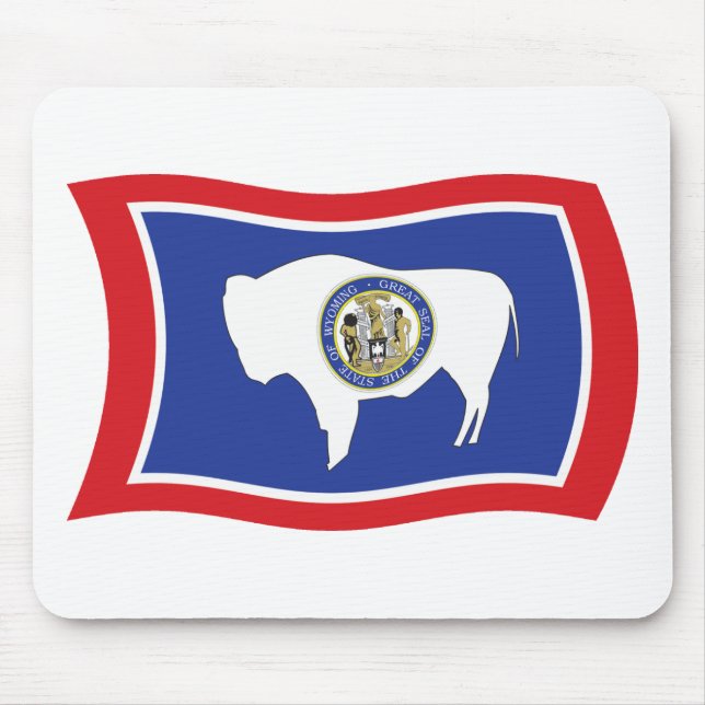 Tapis De Souris Wyoming Flag Mousepad (Devant)