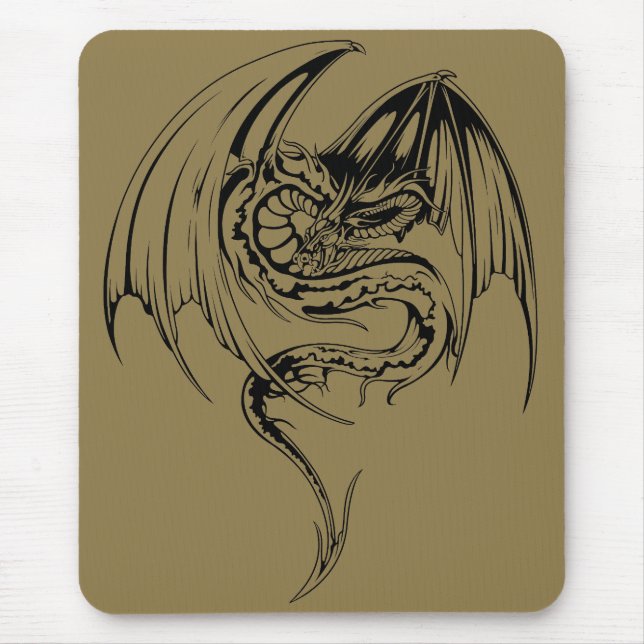 Tapis De Souris Wyvern Dragon Sont Des Créatures Mythiques Imagina (Devant)
