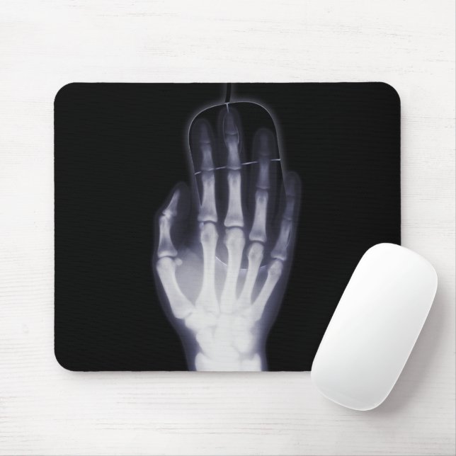 Tapis De Souris X-Ray Skeleton Hand Xray (Avec souris)