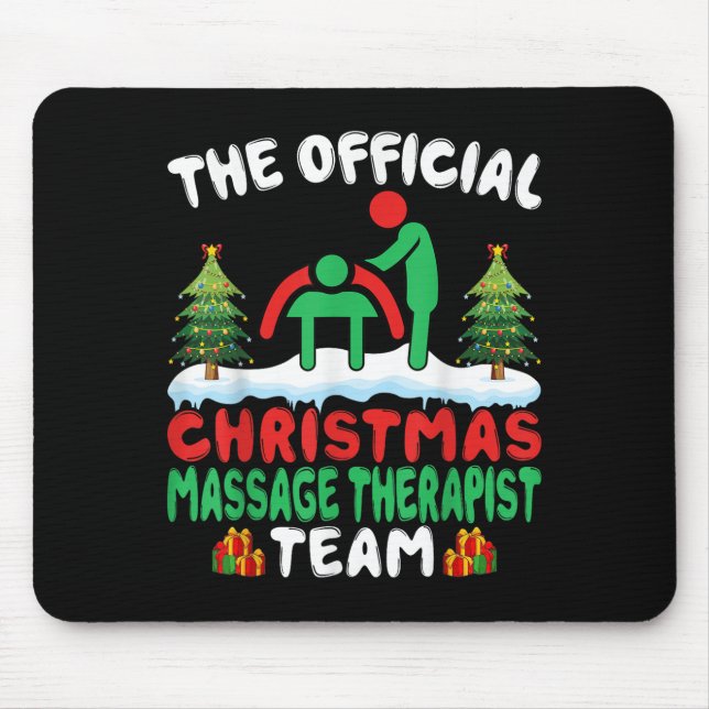 Tapis De Souris Xmas Mage Therast Team - Mage Therapy Christmas  (Devant)
