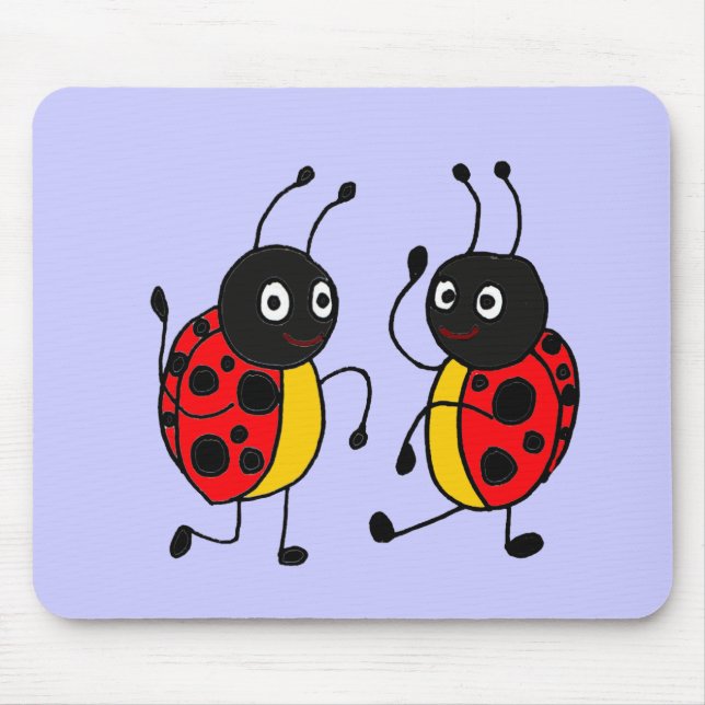 Tapis De Souris XX coccinelles de danse (Devant)