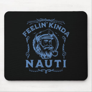 Tapis De Souris Yacht Rock Party Nauti Bateau à moteur Capitaine L
