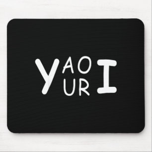 Tapis De Souris Yaouri vous êtes drôle wordplay mème minimaliste