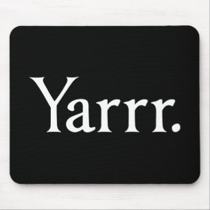 Tapis De Souris Yarrr Pirate