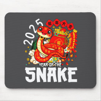 Tapis De Souris Year Of The Snake 2025 Chinese New Year 2025 Red S