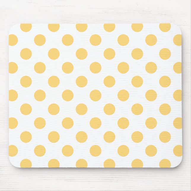 Tapis De Souris Yellow polkadots (Devant)