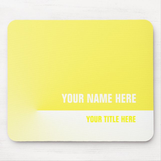 Tapis De Souris Yellow Pro (Devant)
