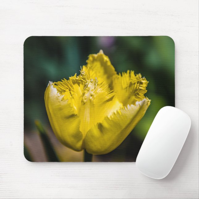 Tapis De Souris Yellow Tulip (Avec souris)