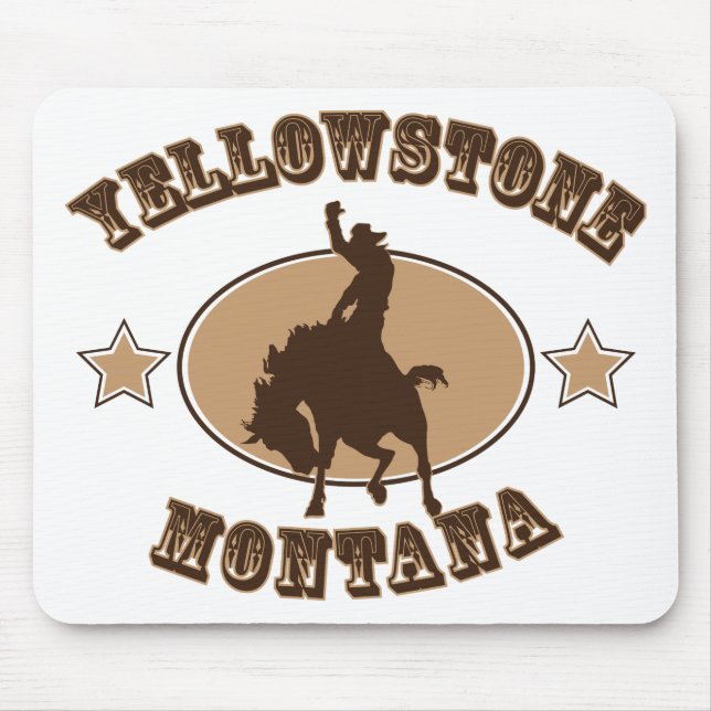 Tapis De Souris Yellowstone Montana (Devant)