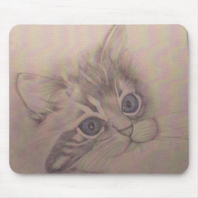 Tapis De Souris Yeux bleus (Devant)