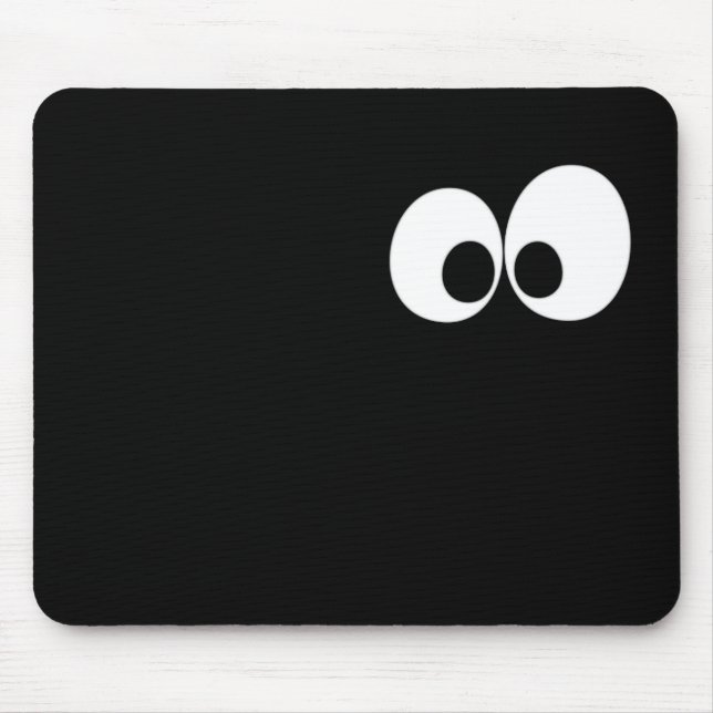 Tapis De Souris Yeux dans l'obscurité (Devant)