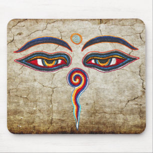 Tapis De Souris Yeux De Bouddha / Augen der Weisheit