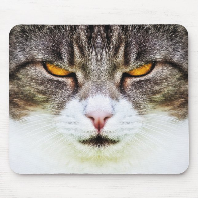 Tapis De Souris yeux de chat (Devant)