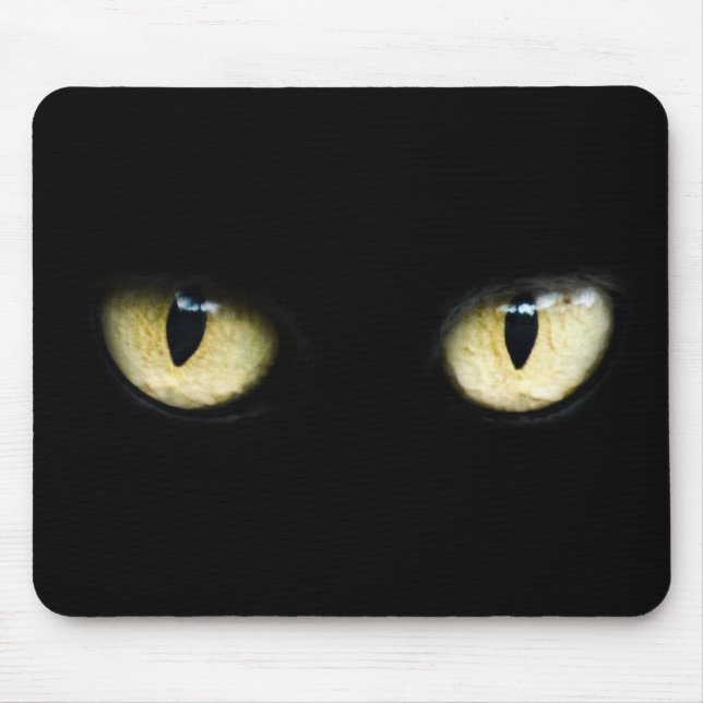 Tapis De Souris Yeux de chat (Devant)