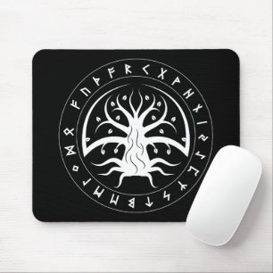 Tapis de souris Yggdrasil Circle Runes
